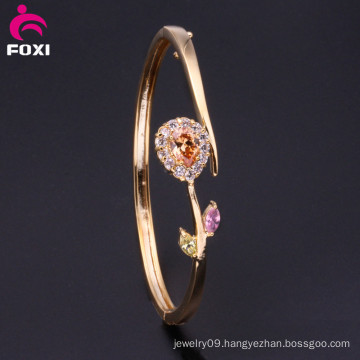 Latest Fashion Wedding Designs Gold Plating Bangle